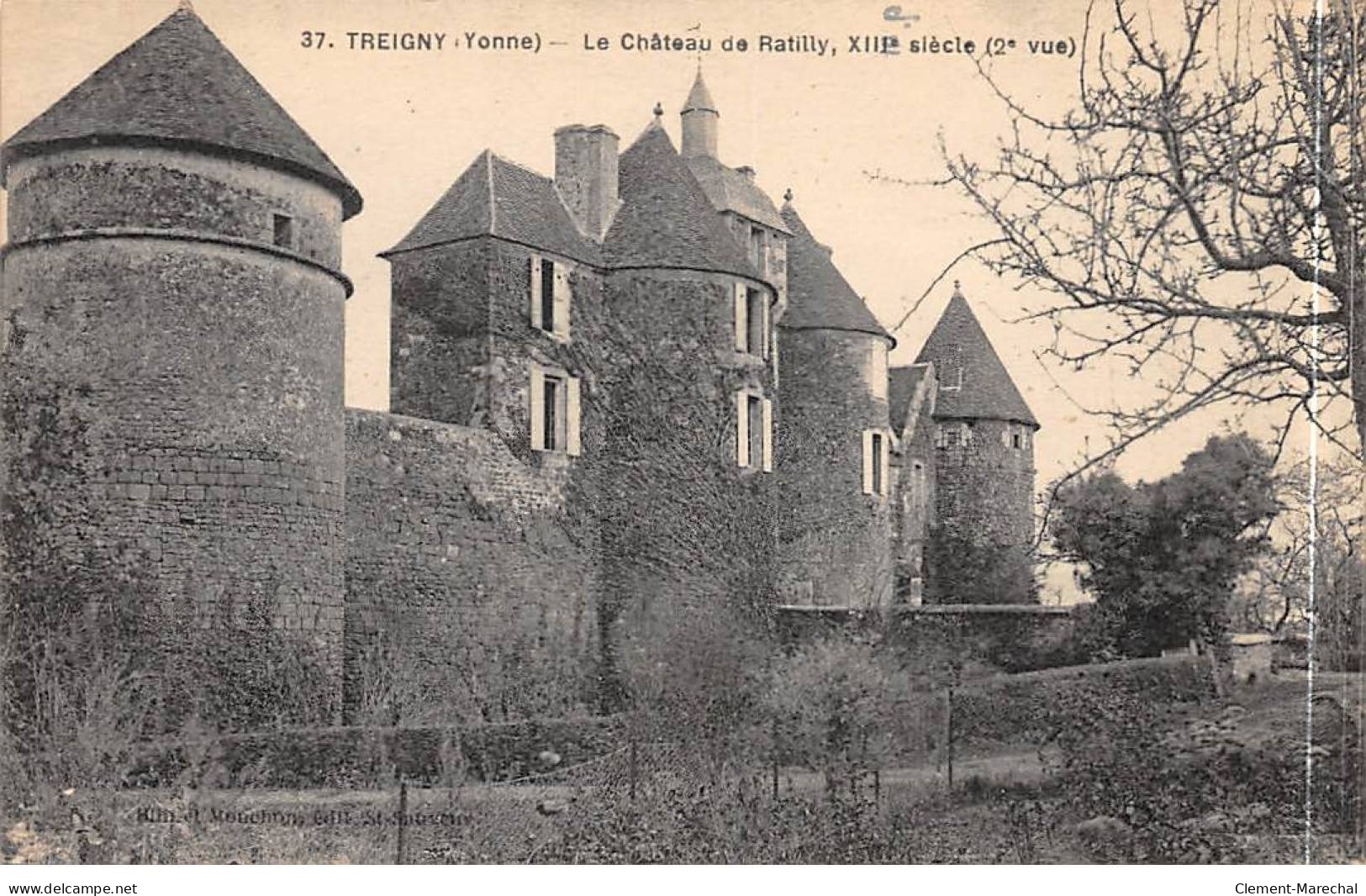 TREIGNY - Le Château De Ratilly - Très Bon état - Treigny