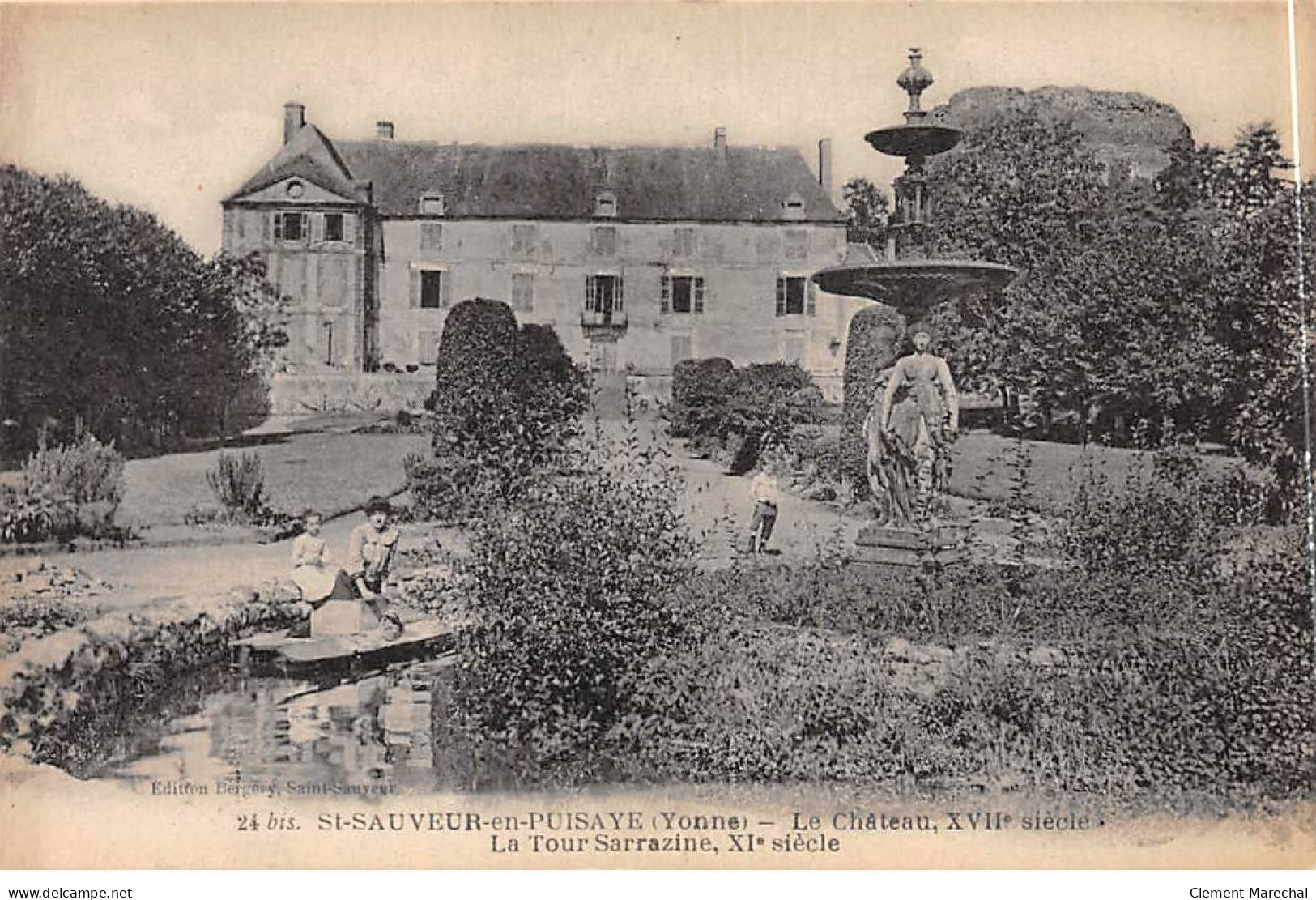 SAINT SAUVEUR EN PUISAYE - Le Château - La Tour Sarrazine - Très Bon état - Saint Sauveur En Puisaye