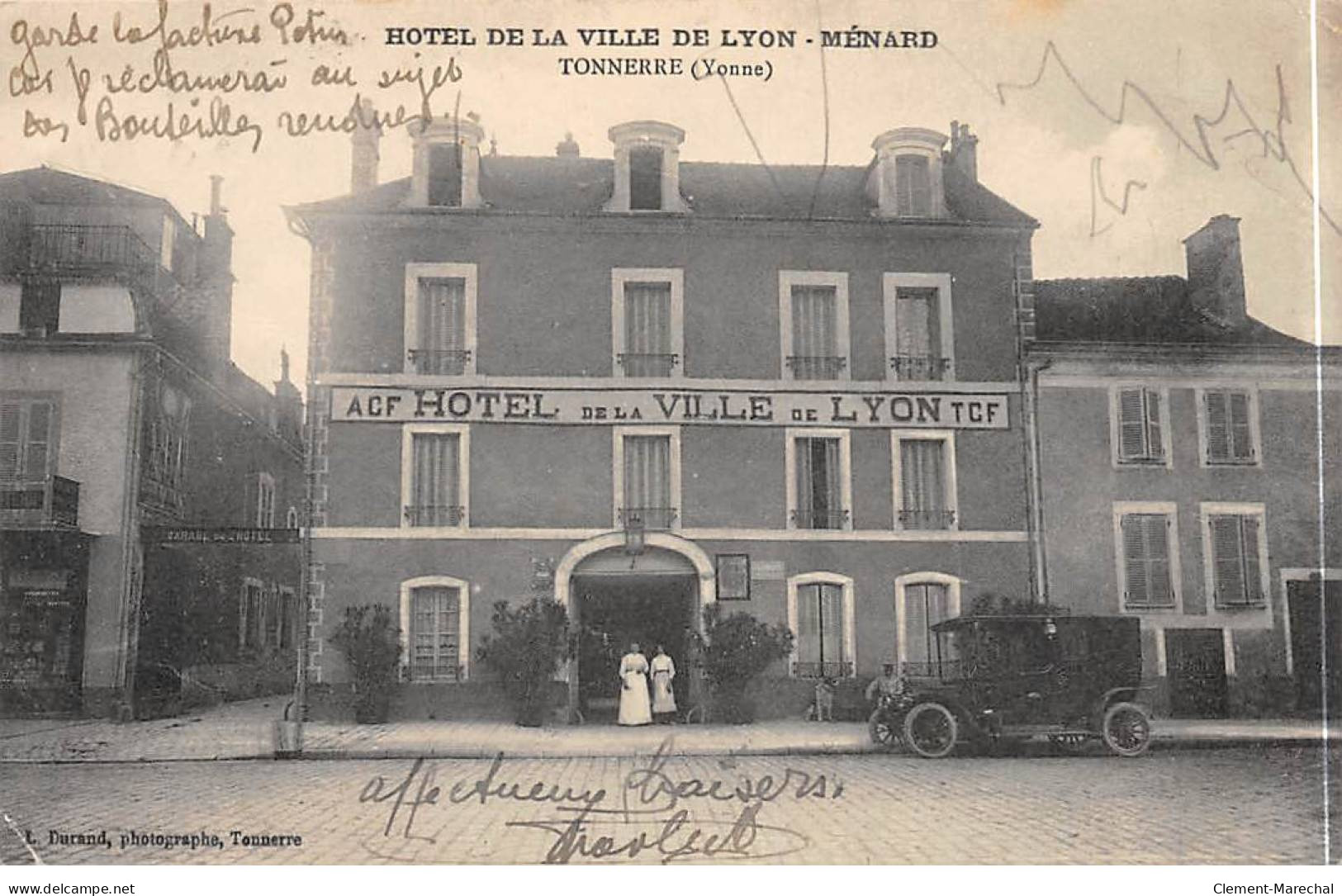 TONNERRE - Hotel De La Ville De Lyon - état - Tonnerre