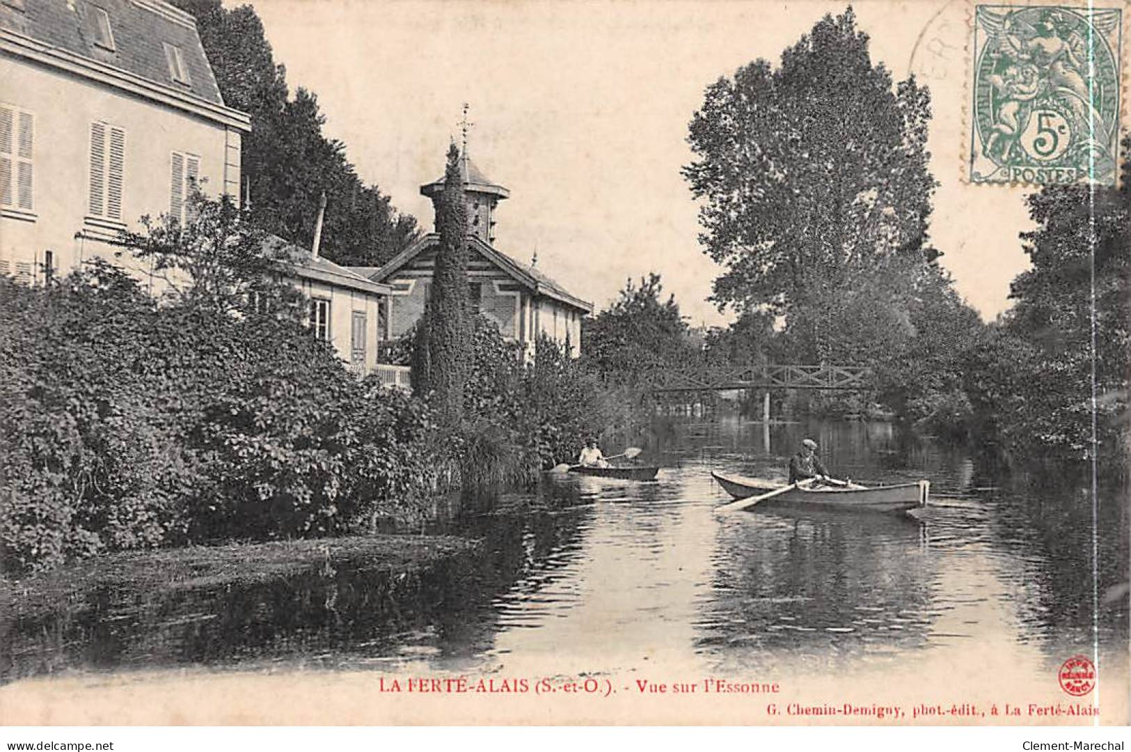 LA FERTE ALAIS - Vue Sur L'Essonne - Très Bon état - La Ferte Alais