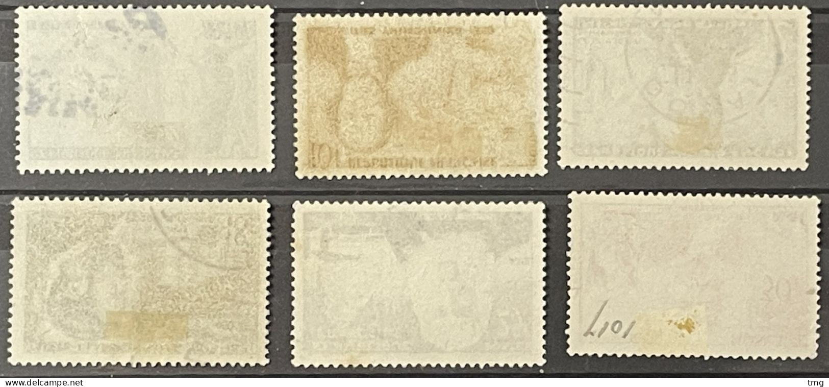 YT 1012 A 1017 ° Obl 1955 Le Bon Thimonnier Appert Deville Martin Bernigaud (côte 13 €) France – Fobleu - Used Stamps