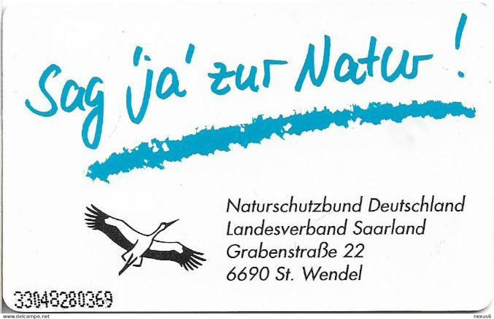 Germany - Naturschutzbund Deutschland (Steinkauz-Zeichnung) - O 0752 - 04.1993, 6DM, 2.000ex, Used - O-Series: Kundenserie Vom Sammlerservice Ausgeschlossen