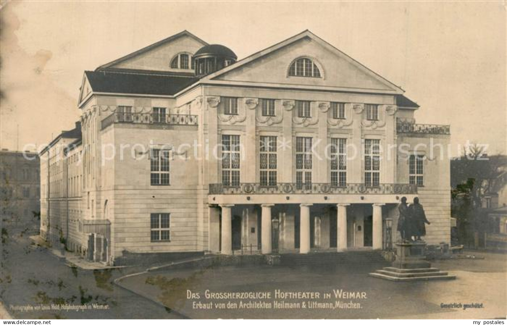 73506941 Weimar Thueringen Grossherzogliches Hoftheater Weimar Thueringen - Weimar