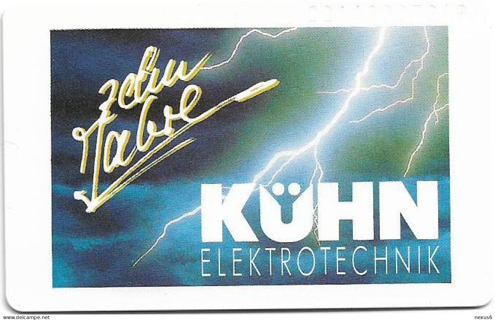 Germany - Kühn Elektrotechnik - O 0326 - 11.1992, 6DM, 1.000ex, Used - O-Series : Series Clientes Excluidos Servicio De Colección