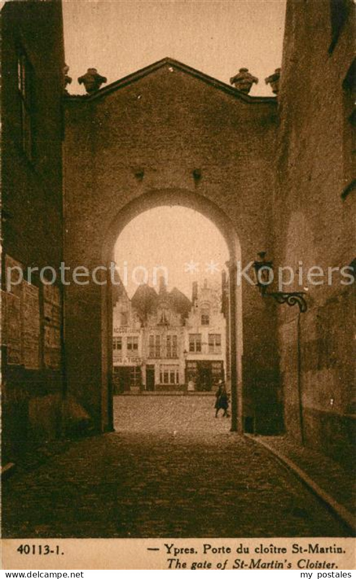 73506458 Ypern Ypres Portee Du Cloitre Saint Martin Ypern Ypres - Ieper