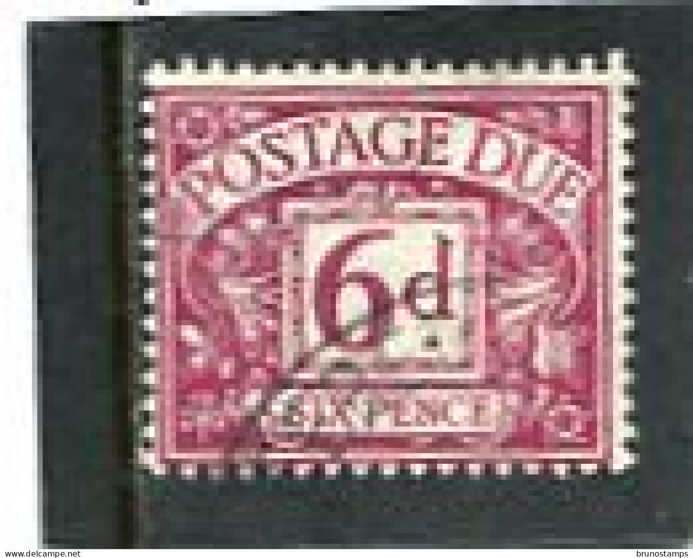 GREAT BRITAIN - 1959 POSTAGE DUE  CROWNS  WMK  6d   FINE USED - Impuestos