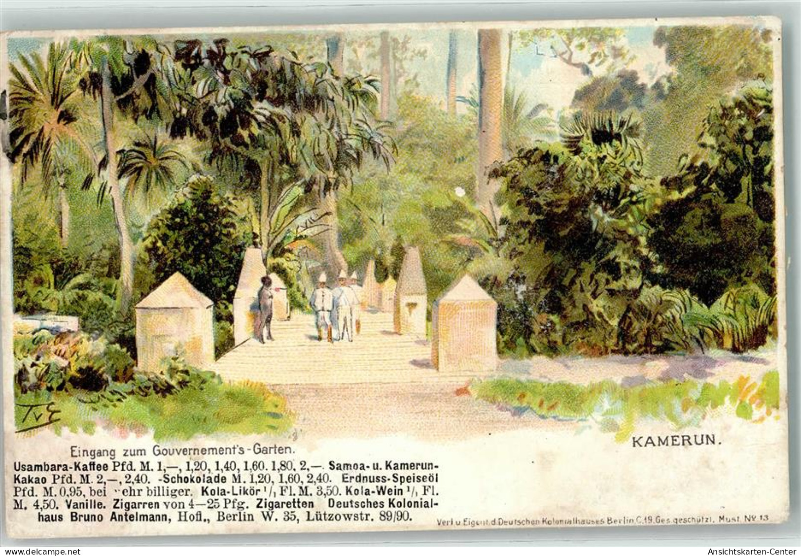 13449907 - Eingang Zum Gouvernement's Garten Sign. - Cameroun