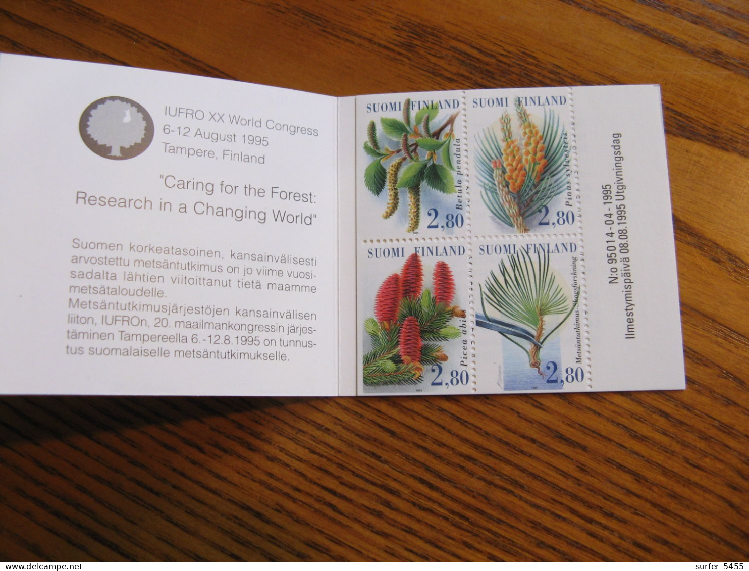 FINLANDE CARNET N° 1271 NEUF** LUXE - MNH - COTE YVERT 2012 : 12,00 EUROS - Unused Stamps