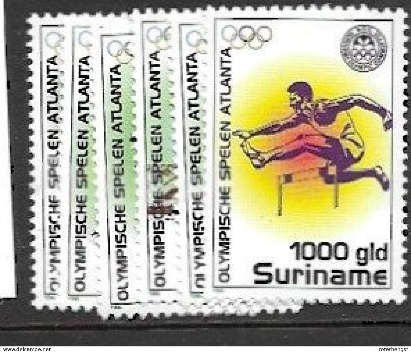 Surinam Mnh ** 1996 Sports Set 22 Euros - Surinam