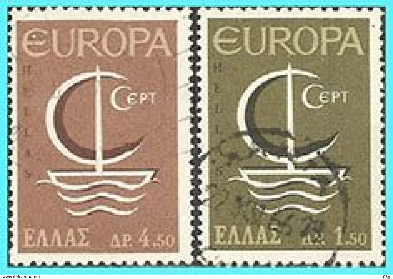 GREECE-GRECE - HELLAS 1966: Europa Compl Set Used - Gebraucht