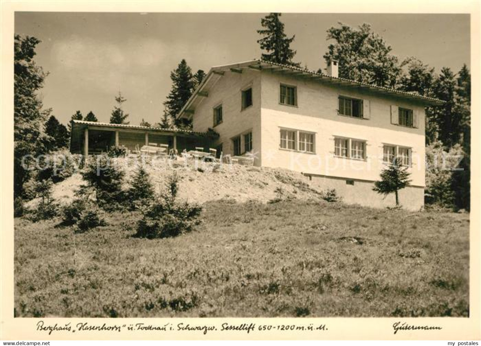 73486394 Foto Gutermann Berghaus Hasenhorn Todtnau Schwarzwald  Foto Gutermann - Loerrach