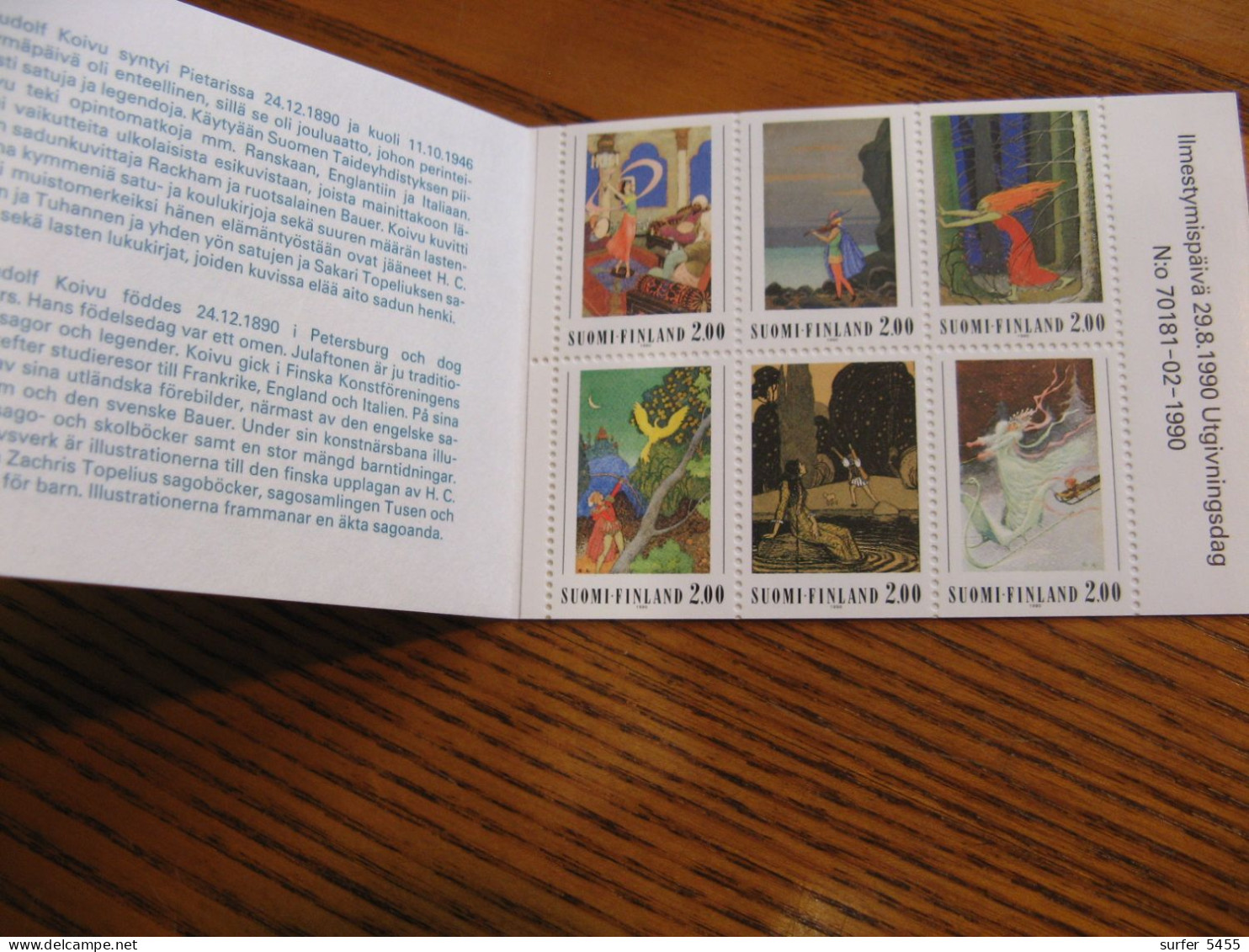 FINLANDE CARNET N° 1080 NEUF** LUXE - MNH - COTE YVERT 2012 : 12,00 EUROS - Unused Stamps