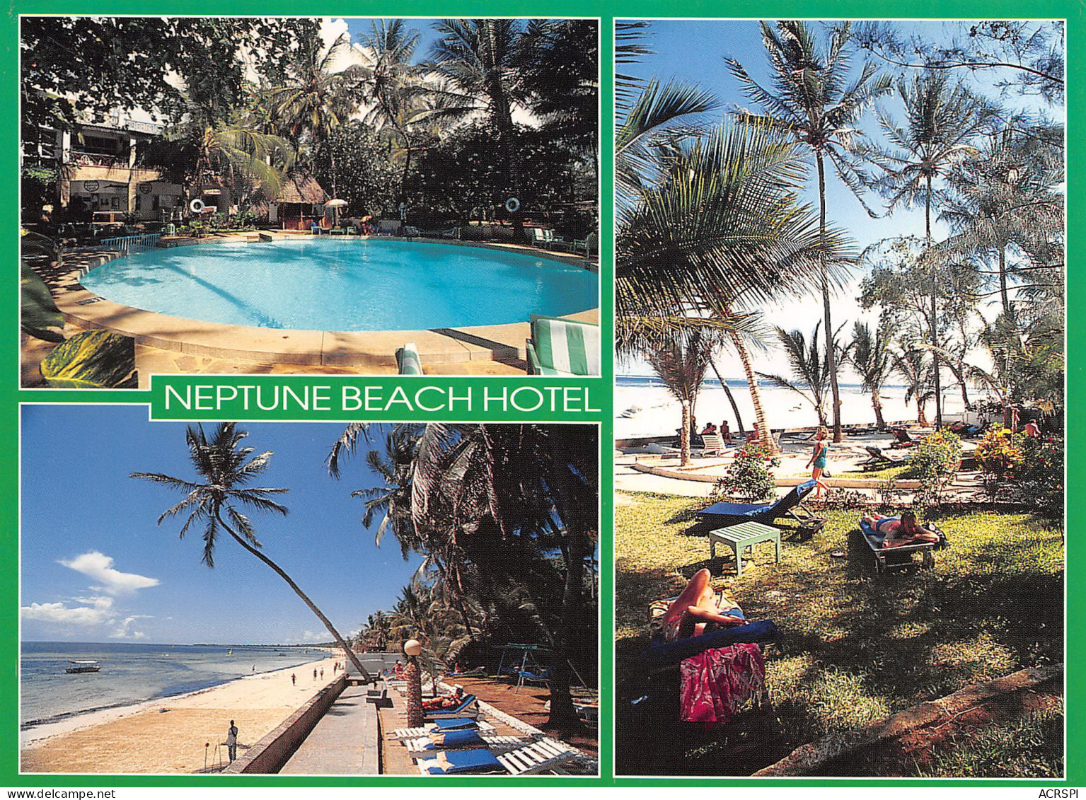 KENYA MOMBASA Neptune Beach Hotel   GRANDE CARTE 12 X 17 Cm   4 (scan Recto Verso)MH2901BIS - Kenya