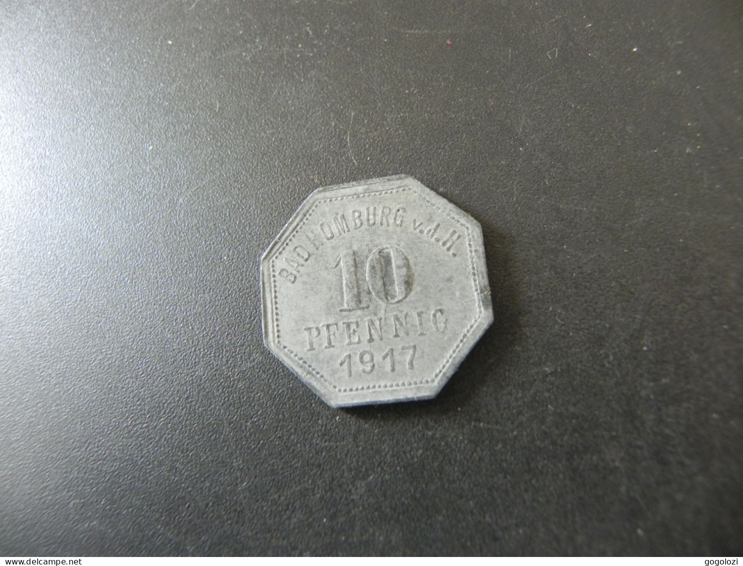Deutschland Germany Bad Homburg 10 Pfennig 1917 - Notgeld - 10 Pfennig