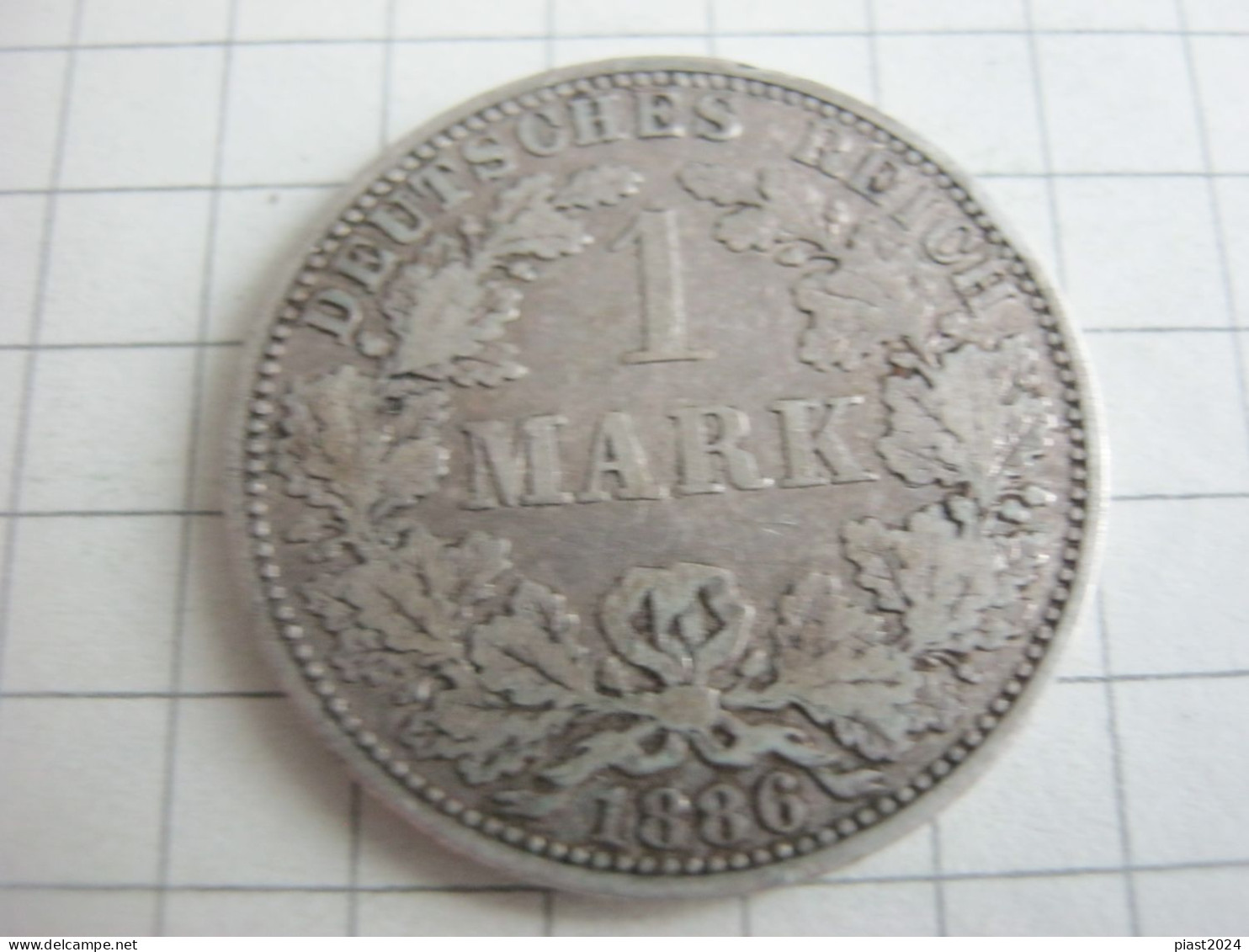 Germany 1 Mark 1886 A - 1 Mark