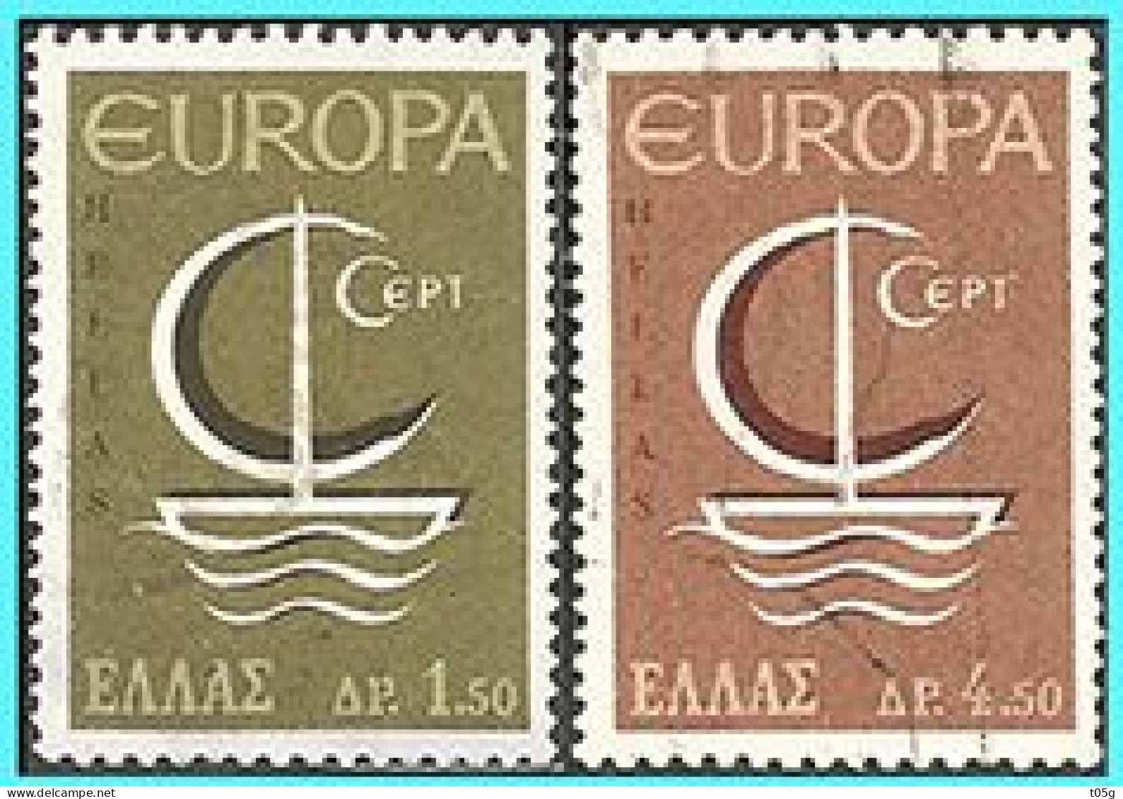 GREECE-GRECE - HELLAS 1966: Europa Compl Set Used - Gebruikt