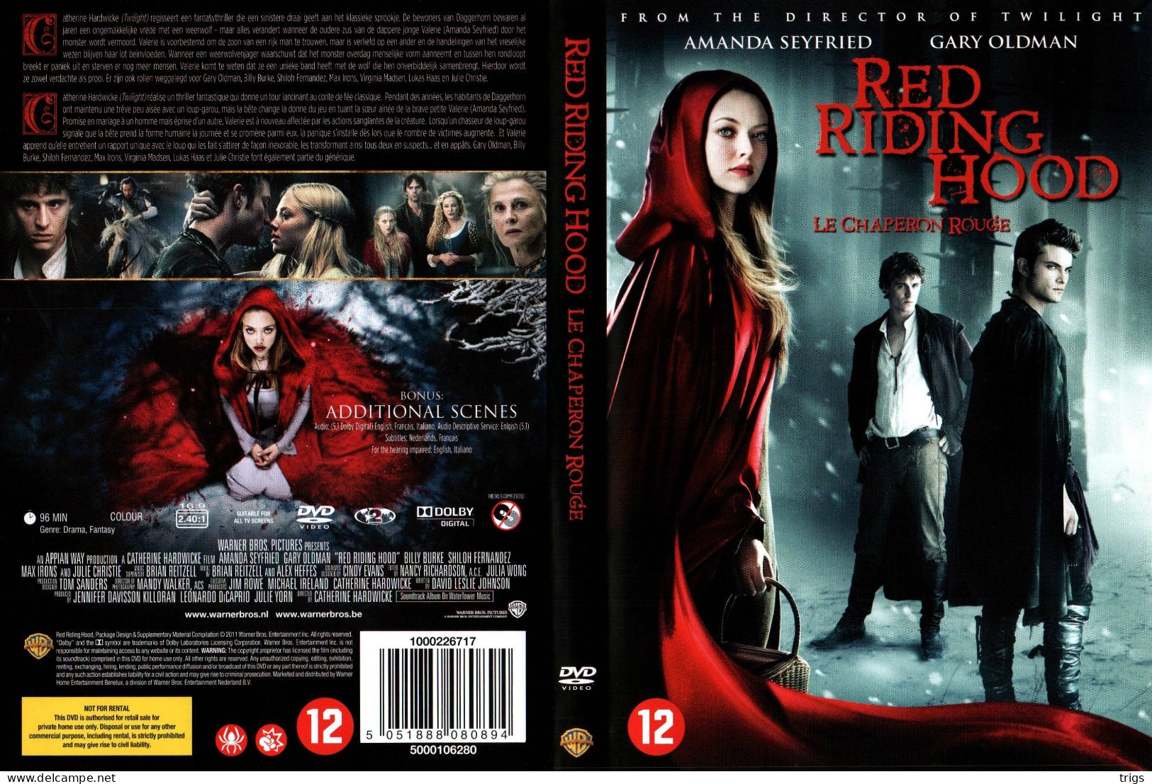 DVD - Red Riding Hood - Fantasía