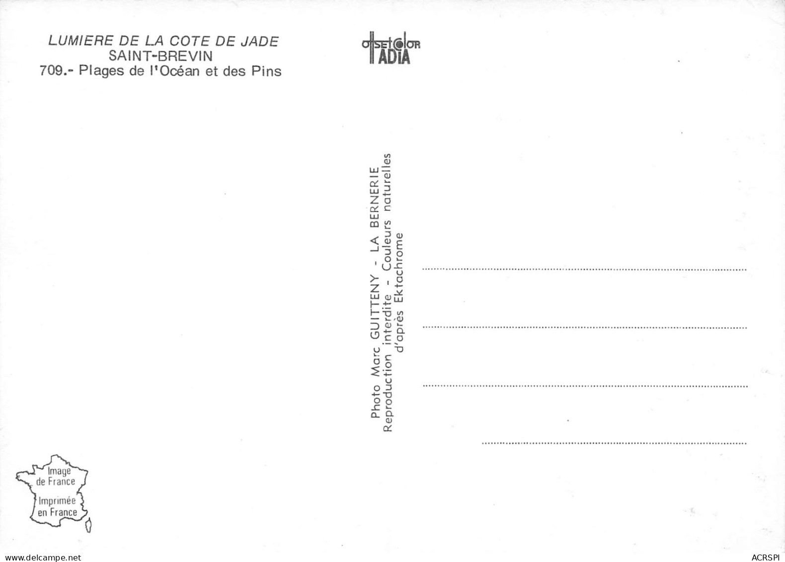 SAINT BREVIN  Les Plages De L'Océan Et Des Pins     19  (scan Recto Verso)MH2907 - Saint-Brevin-les-Pins