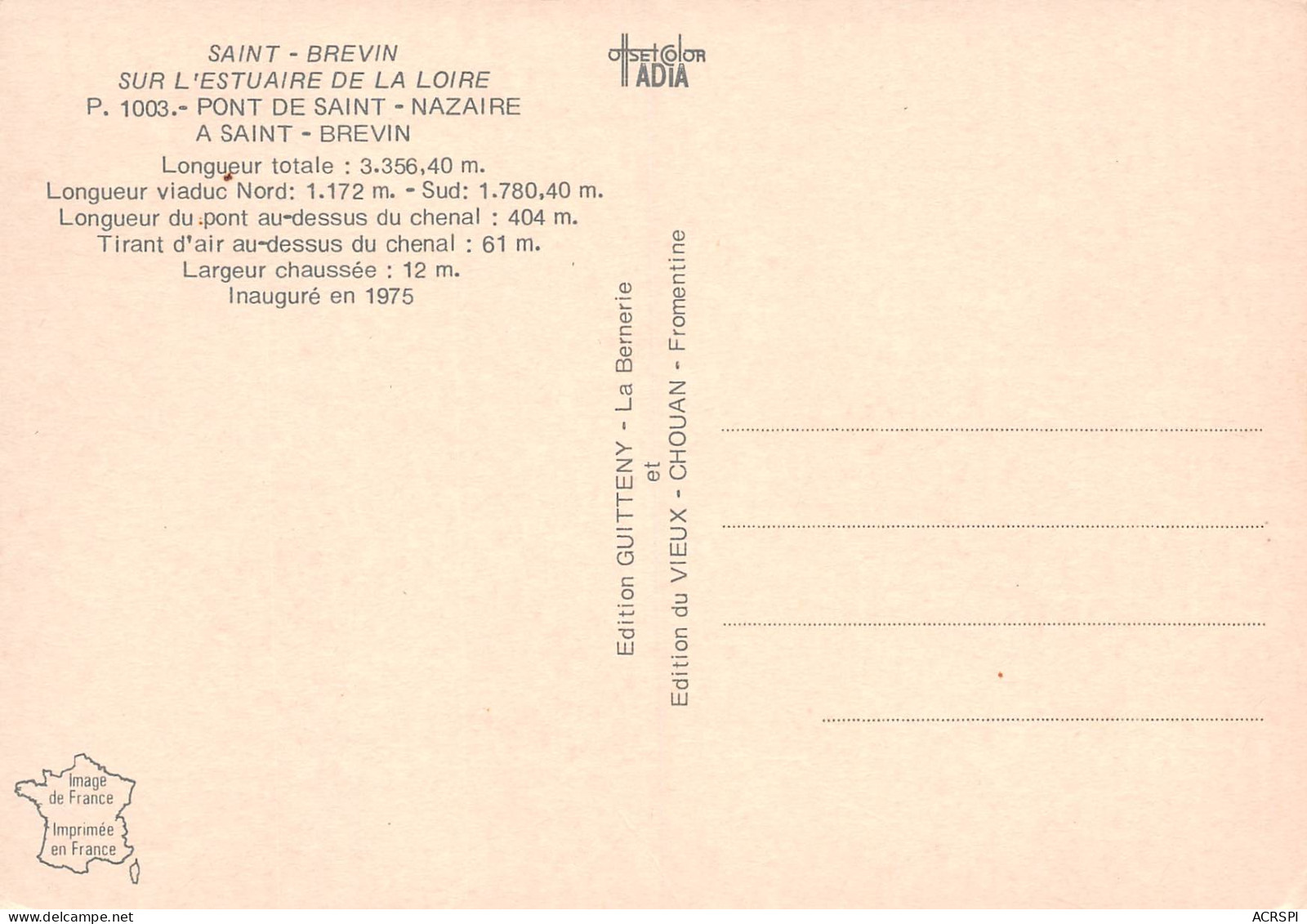 SAINT NAZAIRE   Une Simca Sur Le Pont    34 (scan Recto Verso)MH2909 - Saint Nazaire