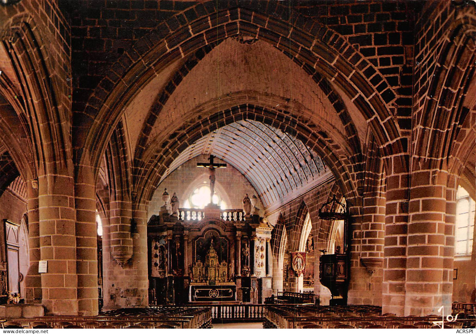 BATZ SUR MER L'église Saint Guénolé Des XV Et XVIe S à Voûtes Gothiques   21(scan Recto Verso)MH2910 - Batz-sur-Mer (Bourg De B.)