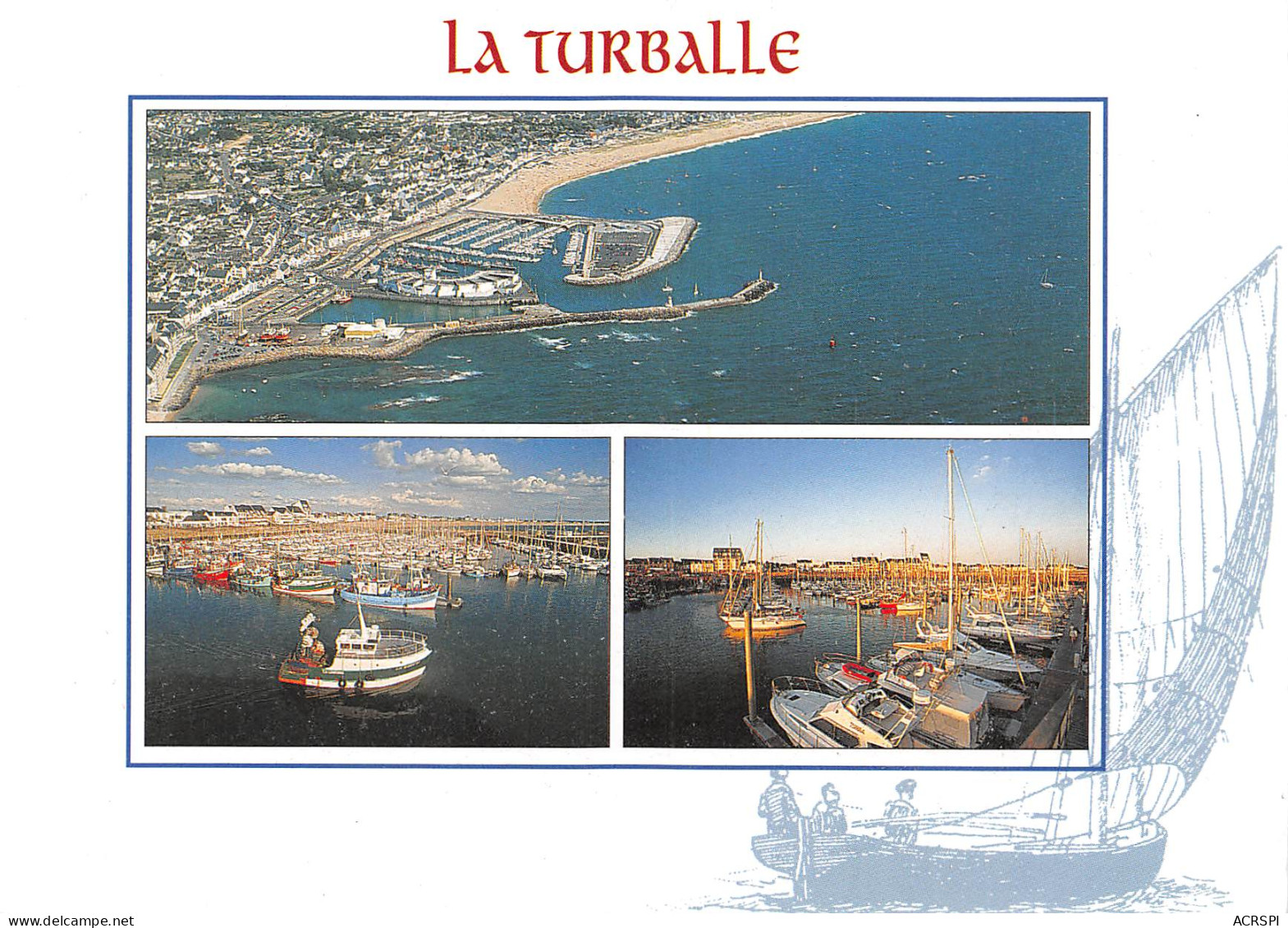 LA TURBALLE  Vue Générale, Le Port De Pêche Et Le Port De Plaisance   36   (scan Recto Verso)MH2910 - La Turballe