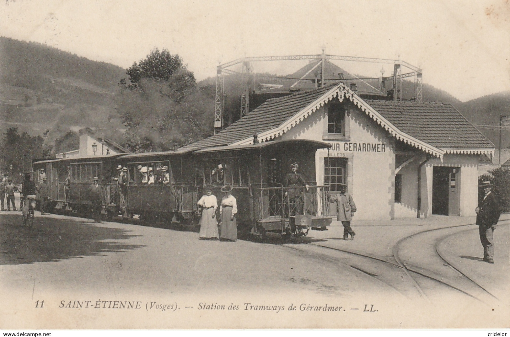 THEMES - TRANSPORTS - TRAMWAY TRAM - GARE STATION DE 88 GERARDMER - VOIR ZOOM - Strassenbahnen