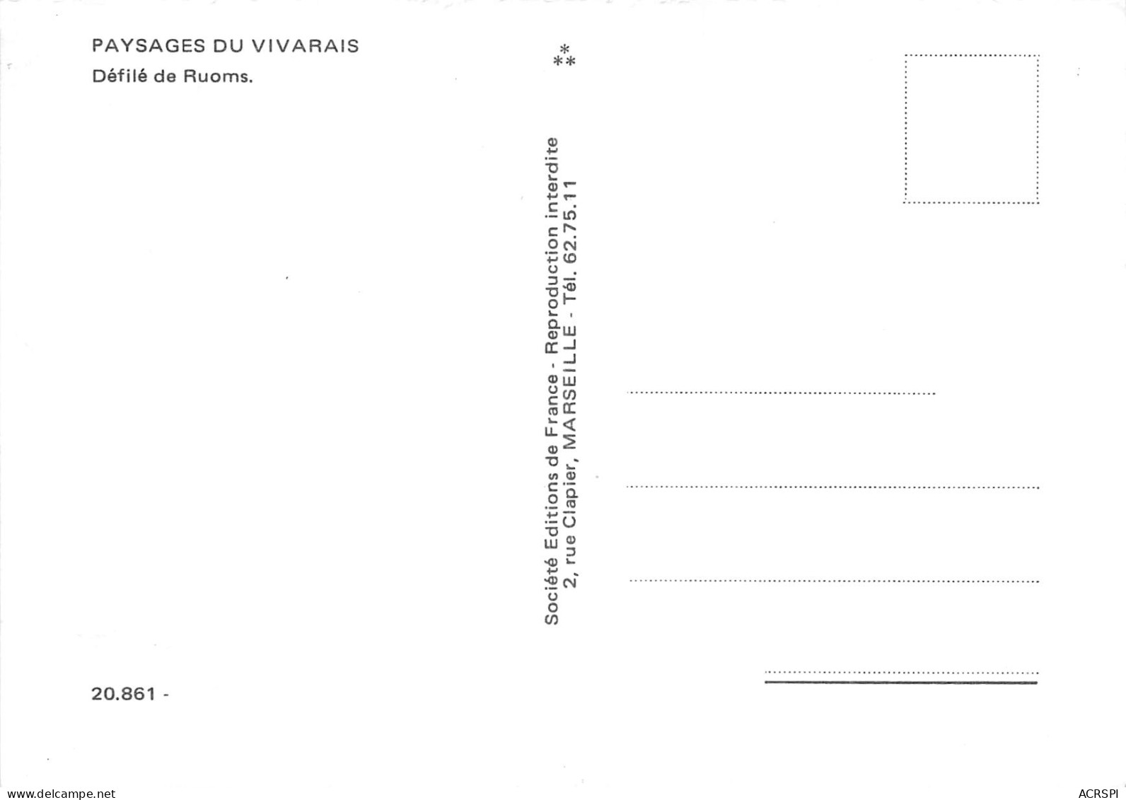 RUOMS   Défilé De Ruoms   4 (scan Recto Verso)MH2918 - Ruoms