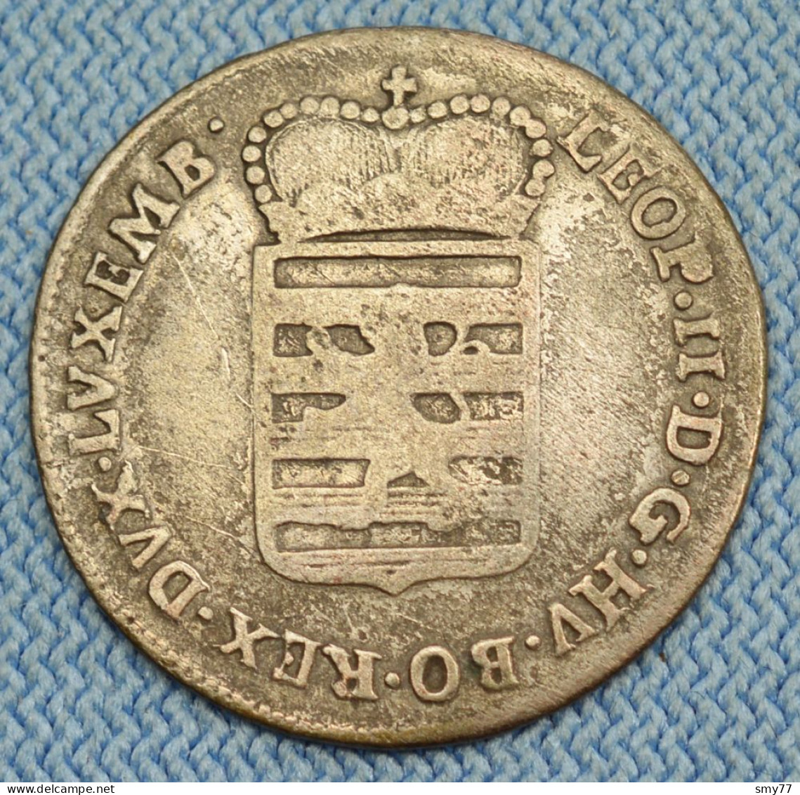 Duché De Luxembourg • 3 Sols 1790 • Léopold II • H Large / Luxemburg / Günzburg •  [24-752] - Luxemburg