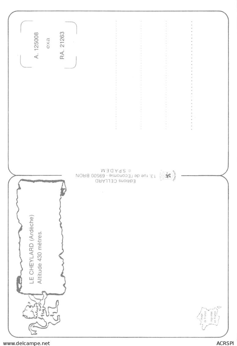 LE CHEYLARD  Le Village   24 (scan Recto Verso)MH2919 - Le Cheylard