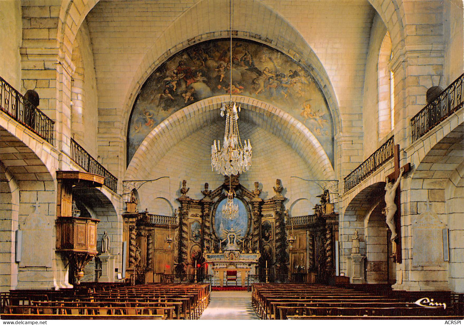 AUBENAS   L'intérieur De L'Eglise     7 (scan Recto Verso)MH2925 - Aubenas