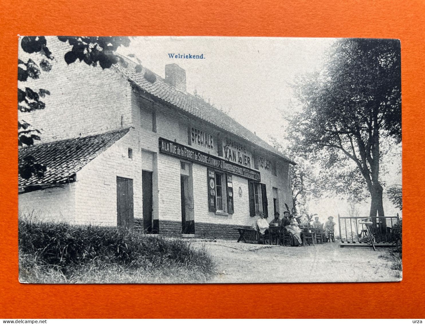 Café A La Vue De La Forêt De Soigne Dd.1906@Groenendael@Hoeylaert - Hoeilaart