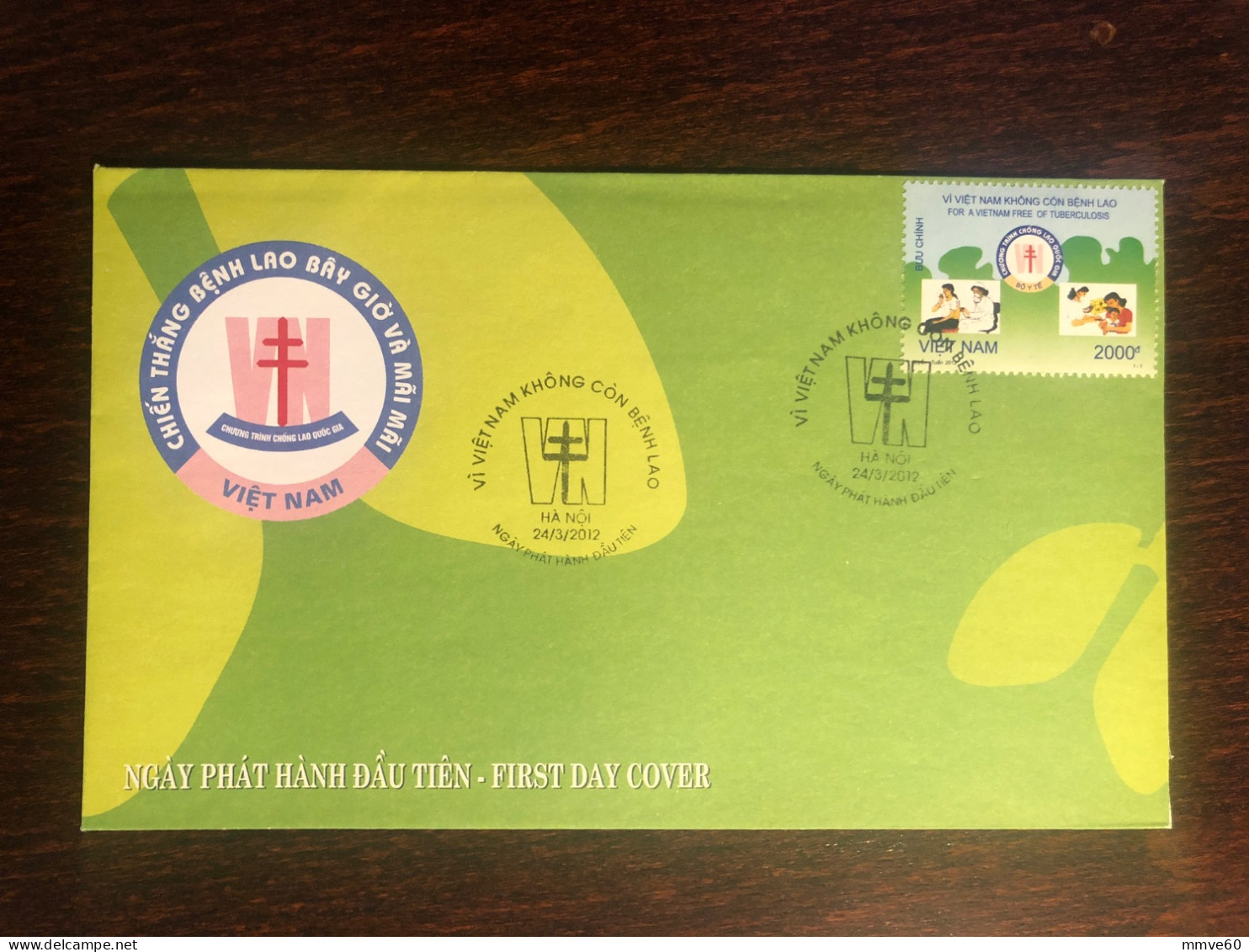 VIETNAM FDC COVER 2012 YEAR TUBERCULOSIS TBC HEALTH MEDICINE STAMPS - Vietnam