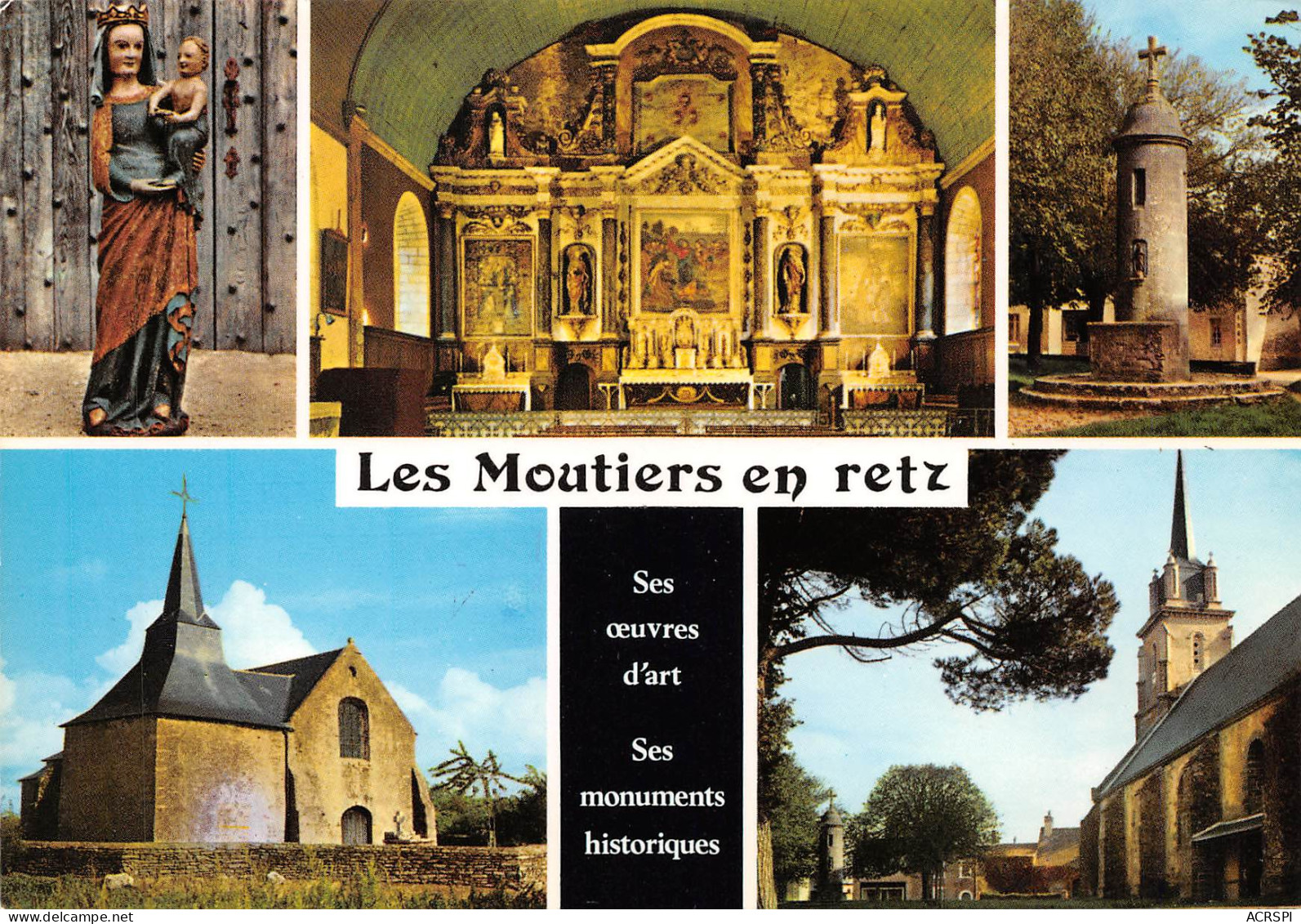 LES MOUTIERS EN RETZ   Vues Diverses Des Monuments Historiques  36 (scan Recto Verso)MH2929 - Les Moutiers-en-Retz