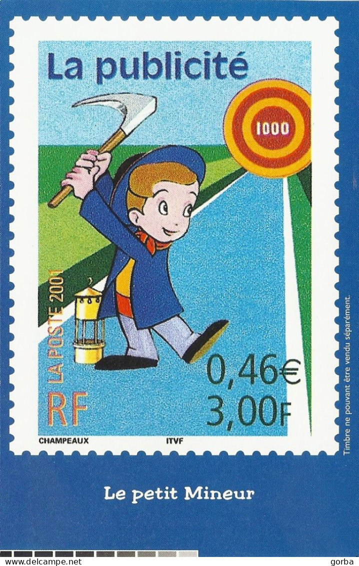 *CPM - Le Siècle Au Fil Du Timbre - Pub Le Petit Mineur - Briefmarken (Abbildungen)