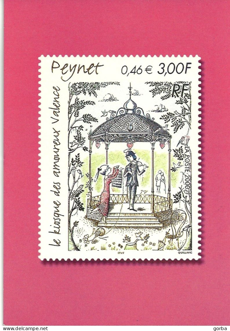 *CPM - Le Kiosque Des Amoureux Valence - PEYNET - Briefmarken (Abbildungen)