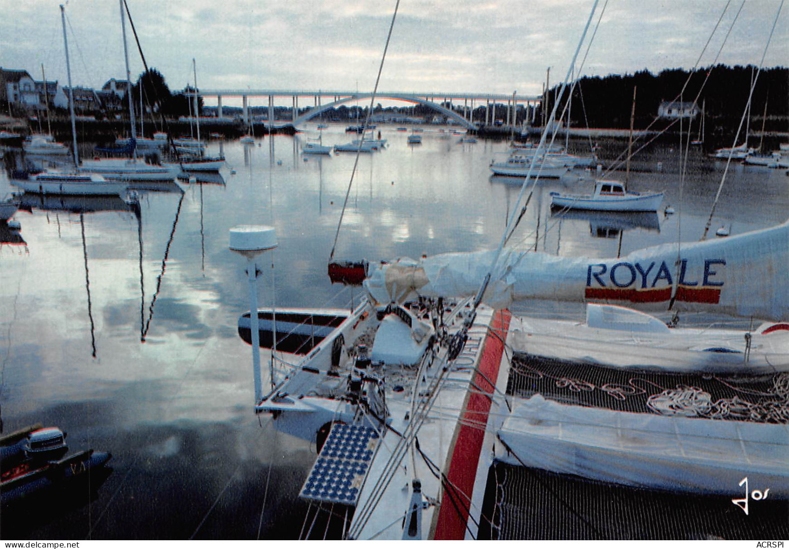 LA TRINITE SUR MER   Le Port De Plaisance Royaume Des Catamarans Et Trimarans Océaniques  29 (scan Recto Verso)MH2939 - La Trinite Sur Mer