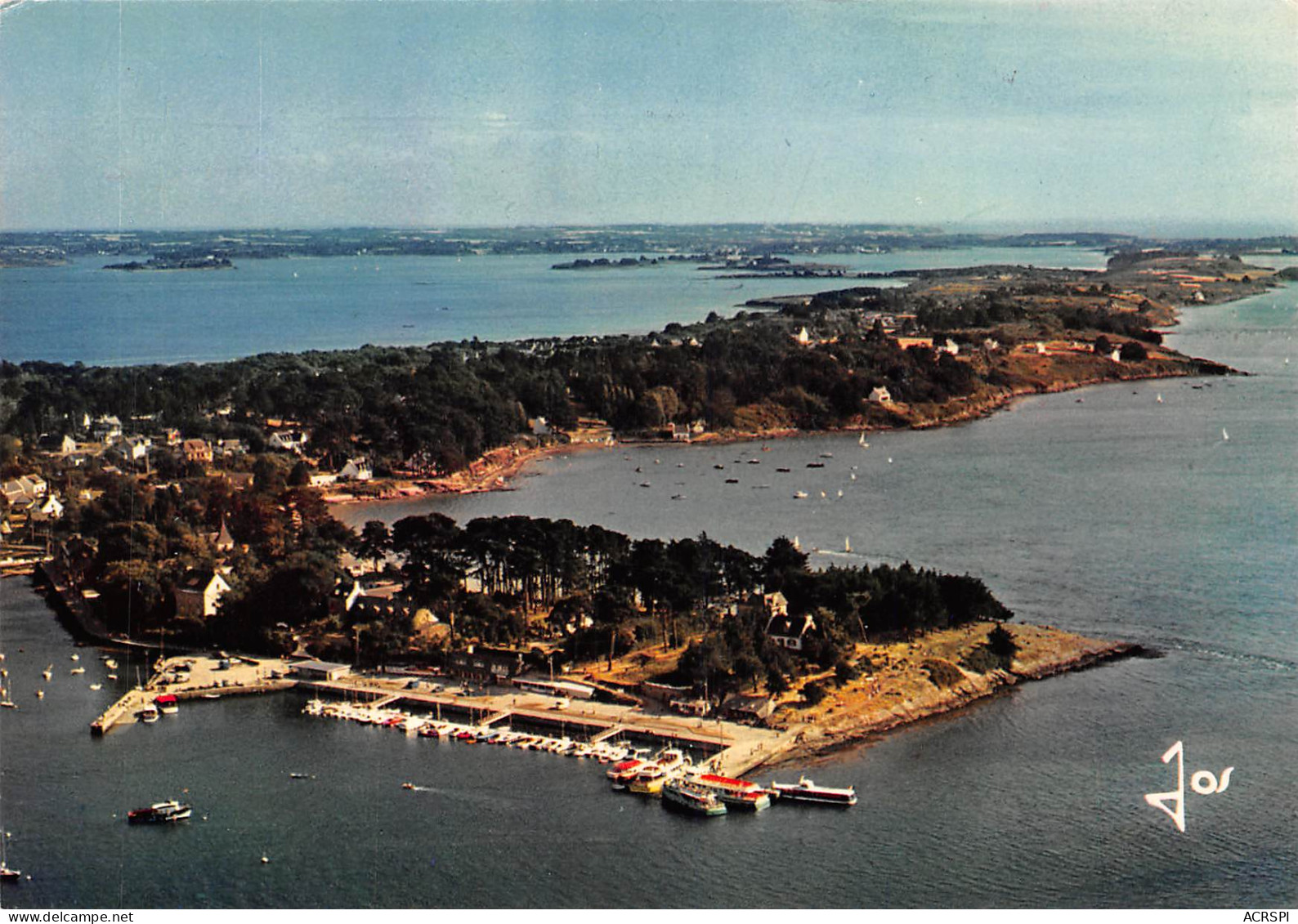 ILE AUX MOINES  Le Port De Plaisance Et Le Débarcadère    12 (scan Recto Verso)MH2940 - Ile Aux Moines