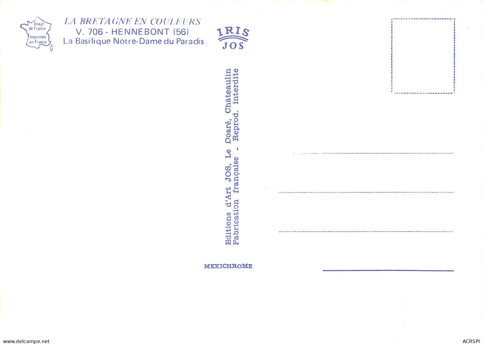 HENNEBONT   Vue Générale    34 (scan Recto Verso)MH2941 - Hennebont