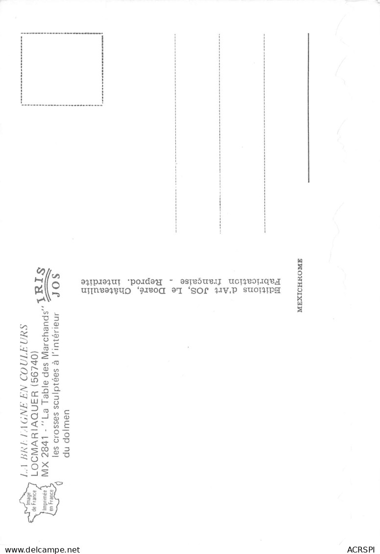 LOCMARIAGUER   La Table Des Marchands   37 (scan Recto Verso)MH2941 - Locmariaquer