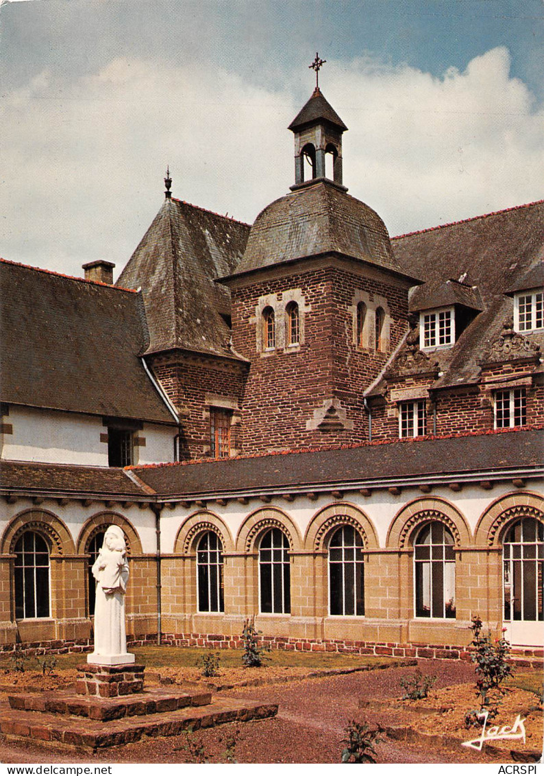 PLOERMEL  Abbaye Cistercienne "La Joie Notre Dame" CAMPENEAC  Cloître Intérieur  11 (scan Recto Verso)MH2942 - Ploërmel
