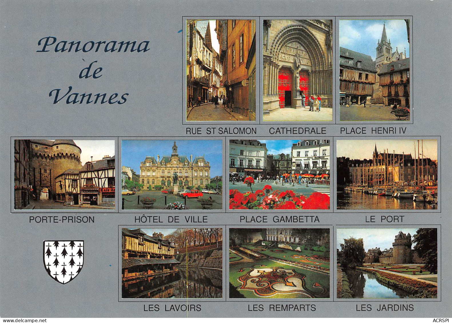 VANNES   Panorama De La Ville     29 (scan Recto Verso)MH2942 - Vannes