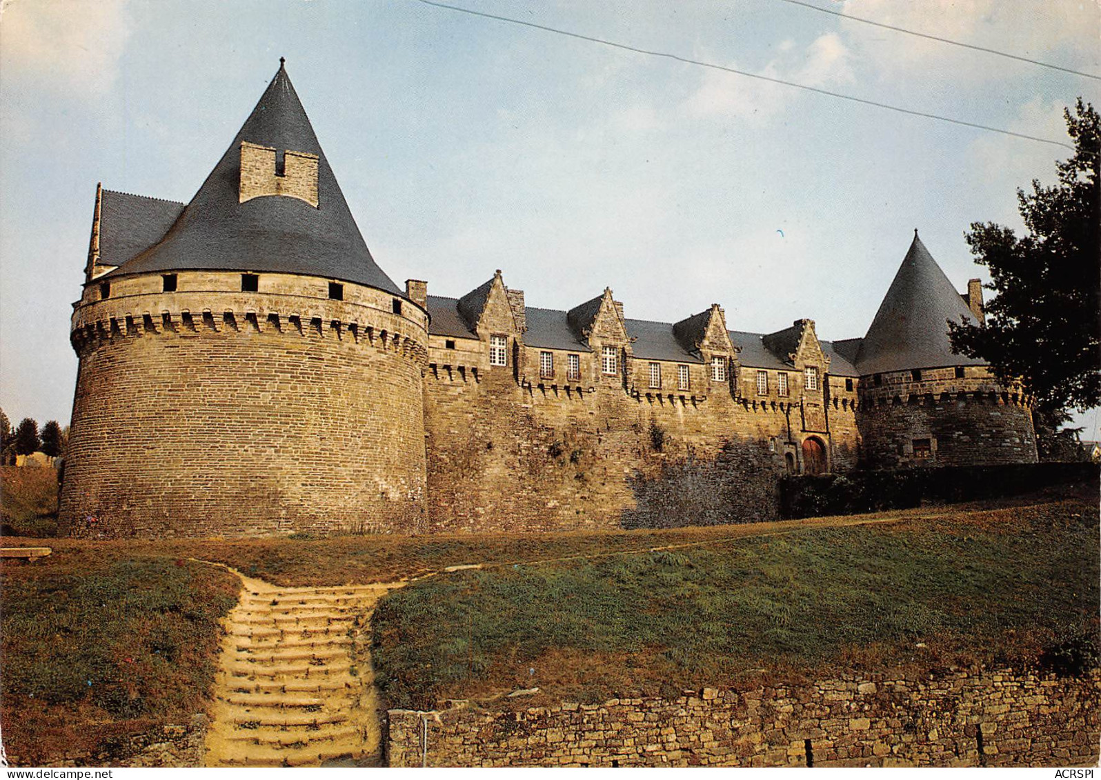 PONTIVY  La Façade Principale Du Château Bâti Par Jean II De Rohan En 1485           14 (scan Recto Verso)MH2947 - Pontivy