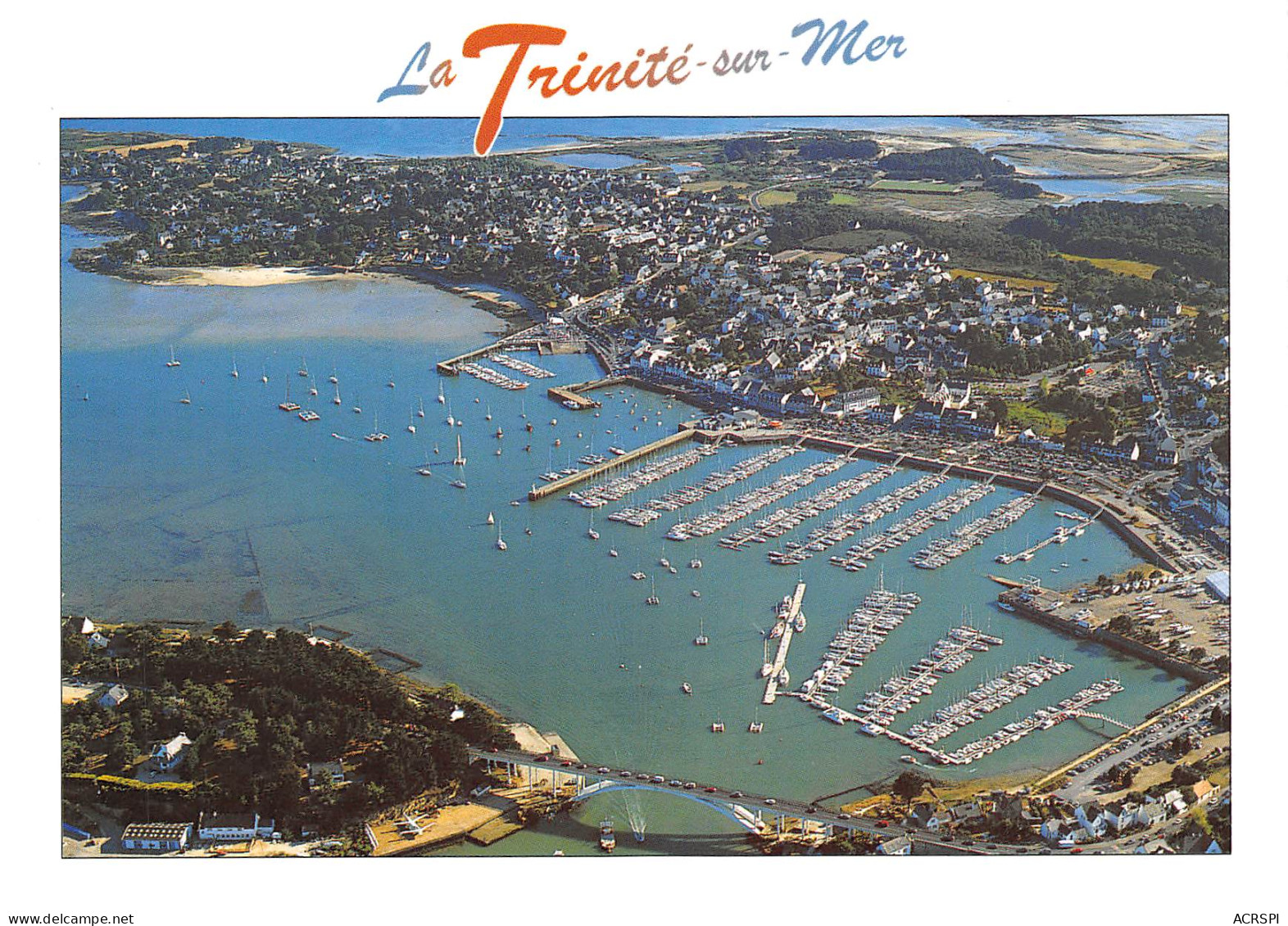 LA TRINITE SUR MER  Vue Aérienne Du Port De Plaisance    23 (scan Recto Verso)MH2948 - La Trinite Sur Mer