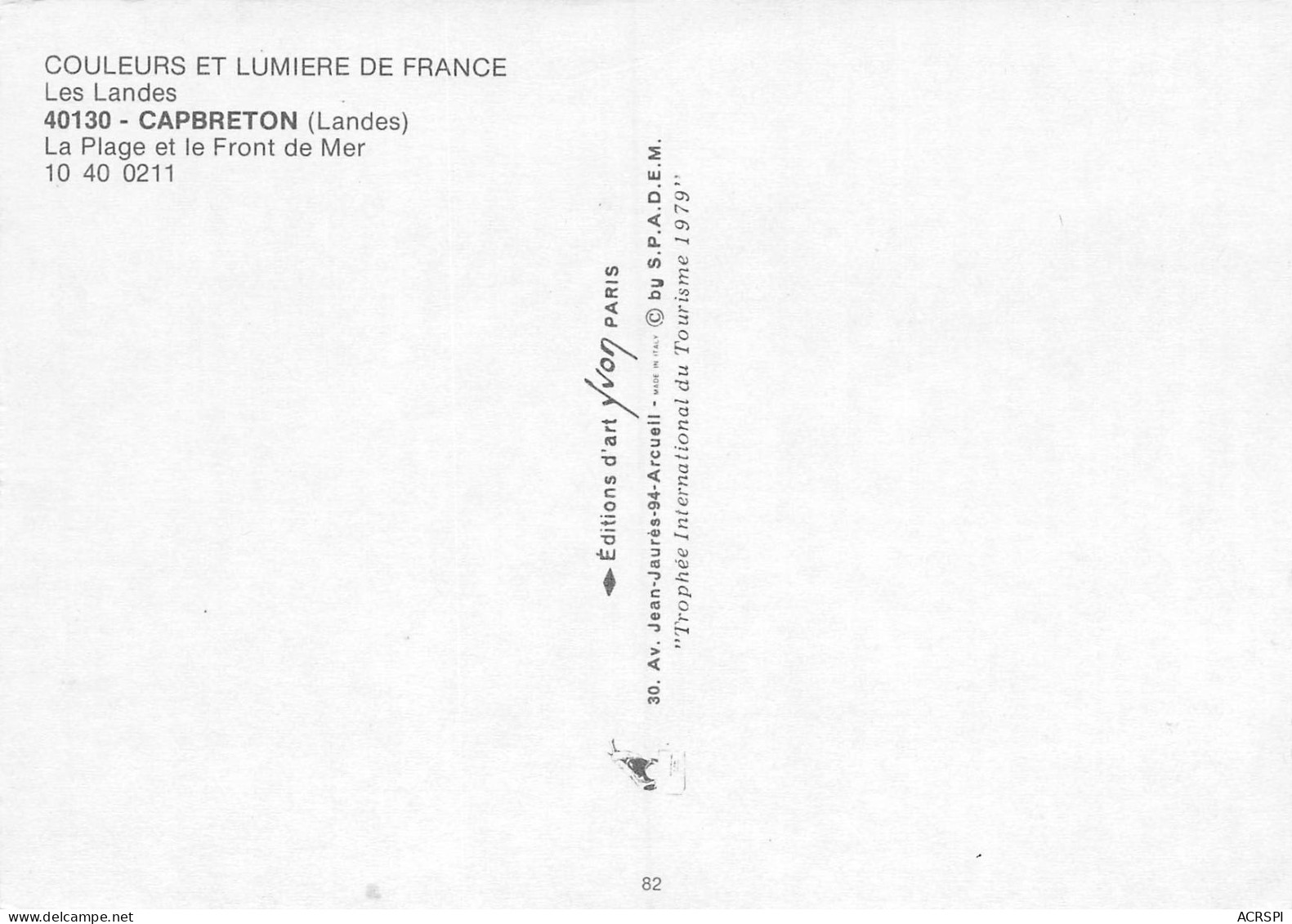 CAPBRETON  La Plage Et Le Front De Mer    1 (scan Recto Verso)MH2949 - Capbreton