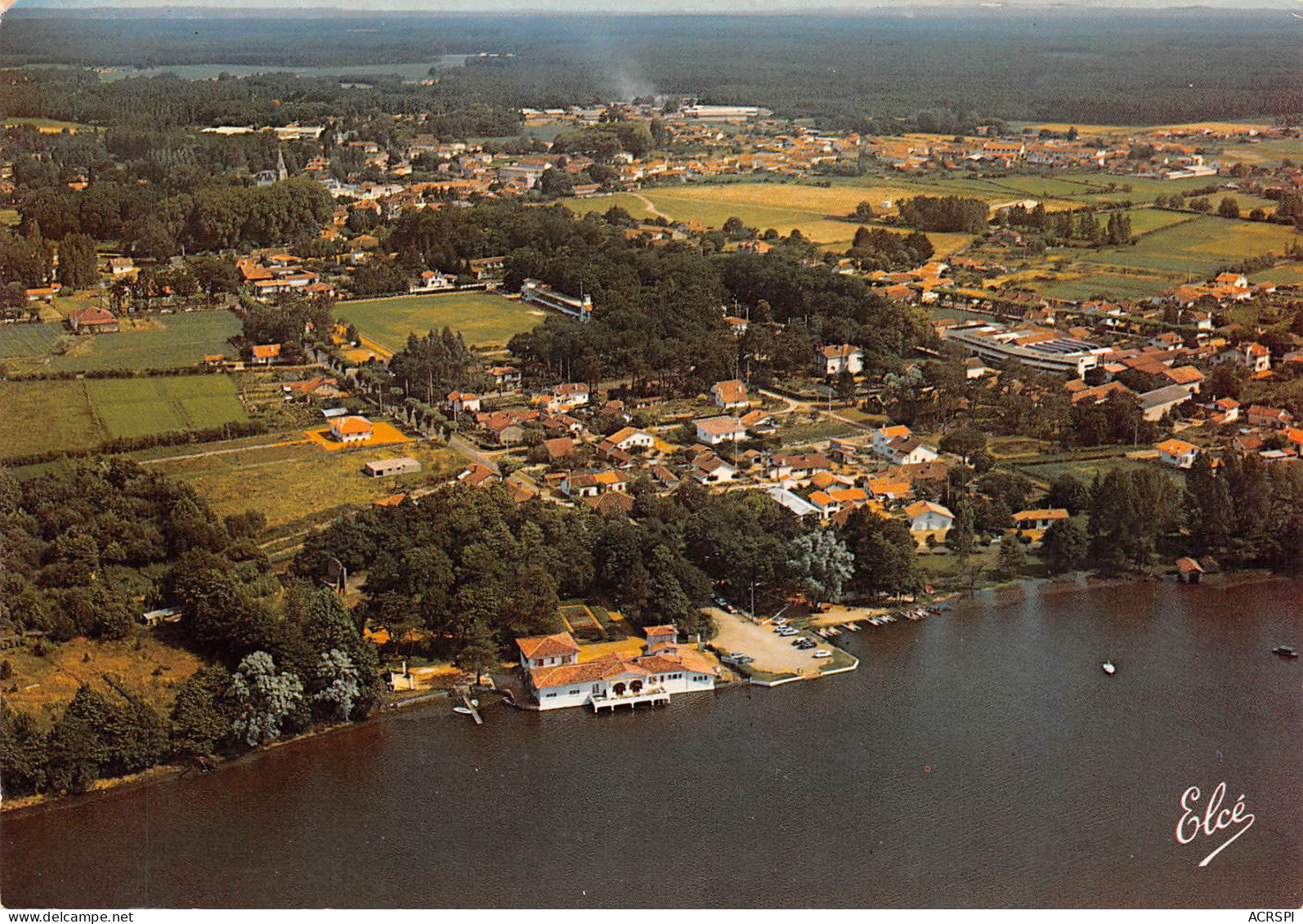 SOUSTONS Vue Générale Aérienne - Le Lac De Soustons    2 (scan Recto Verso)MH2950 - Soustons