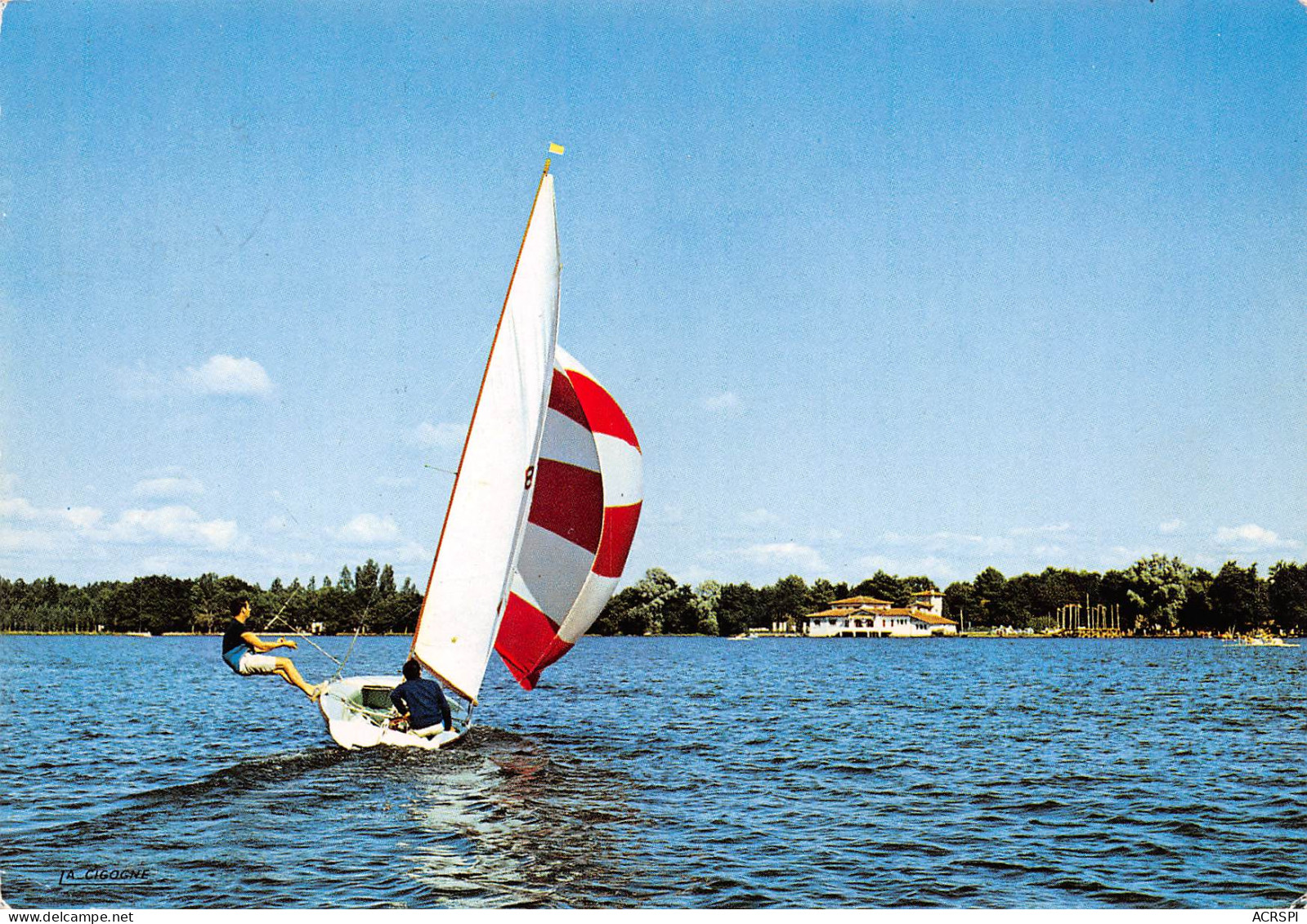 SOUSTONS    L'école De Voile   16 (scan Recto Verso)MH2950 - Soustons