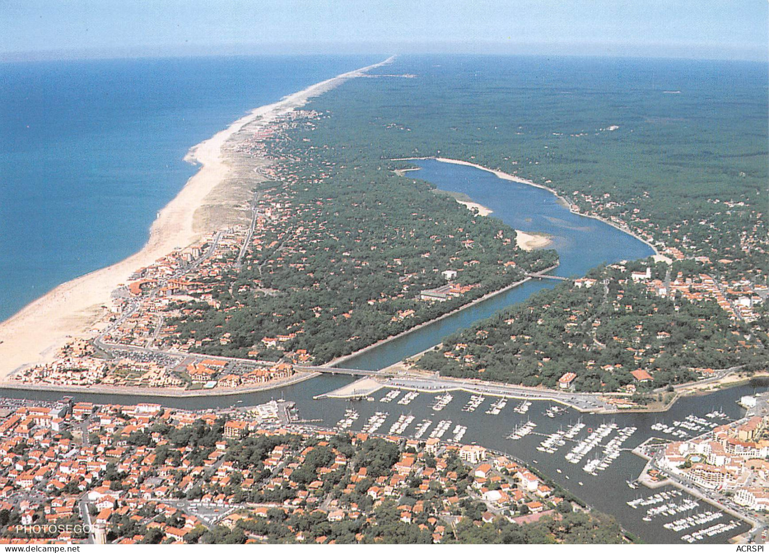 CAPBRETON HOSSEGOR   Vue Aérienne     26 (scan Recto Verso)MH2950 - Capbreton