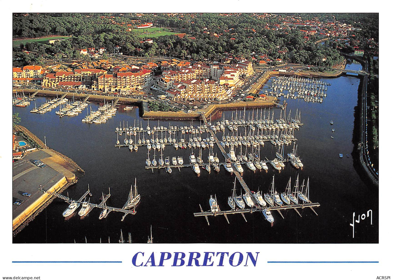 CAPBRETON  Vue Aérienne Du Port     30 (scan Recto Verso)MH2950 - Capbreton