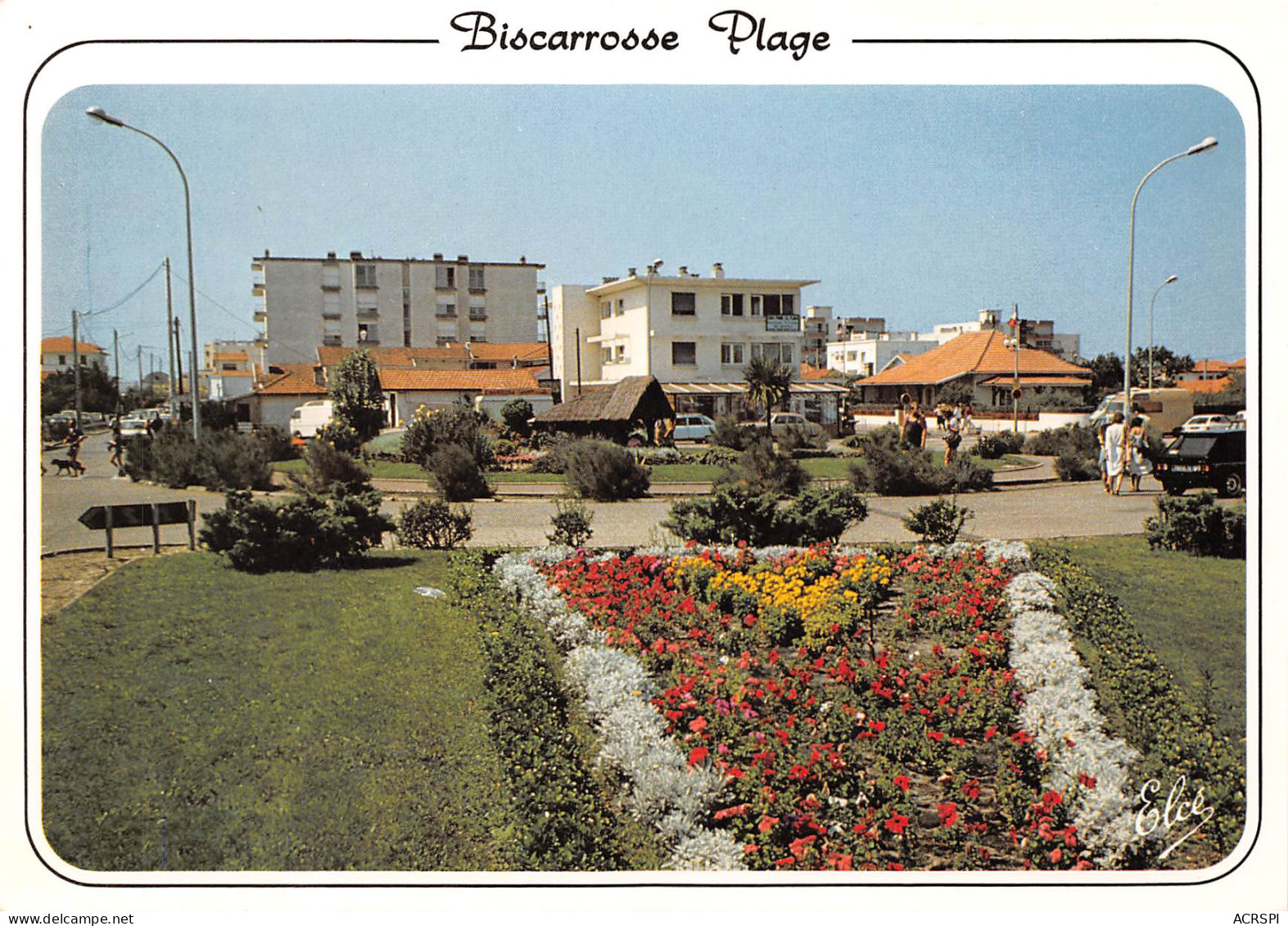 BISCAROSSE  PLAGE  Les Allées Fleuries      40 (scan Recto Verso)MH2951 - Biscarrosse