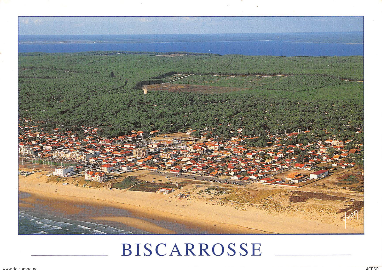 BISCAROSSE  Vue Aérienne De Biscarosse Plage    6 (scan Recto Verso)MH2953 - Biscarrosse